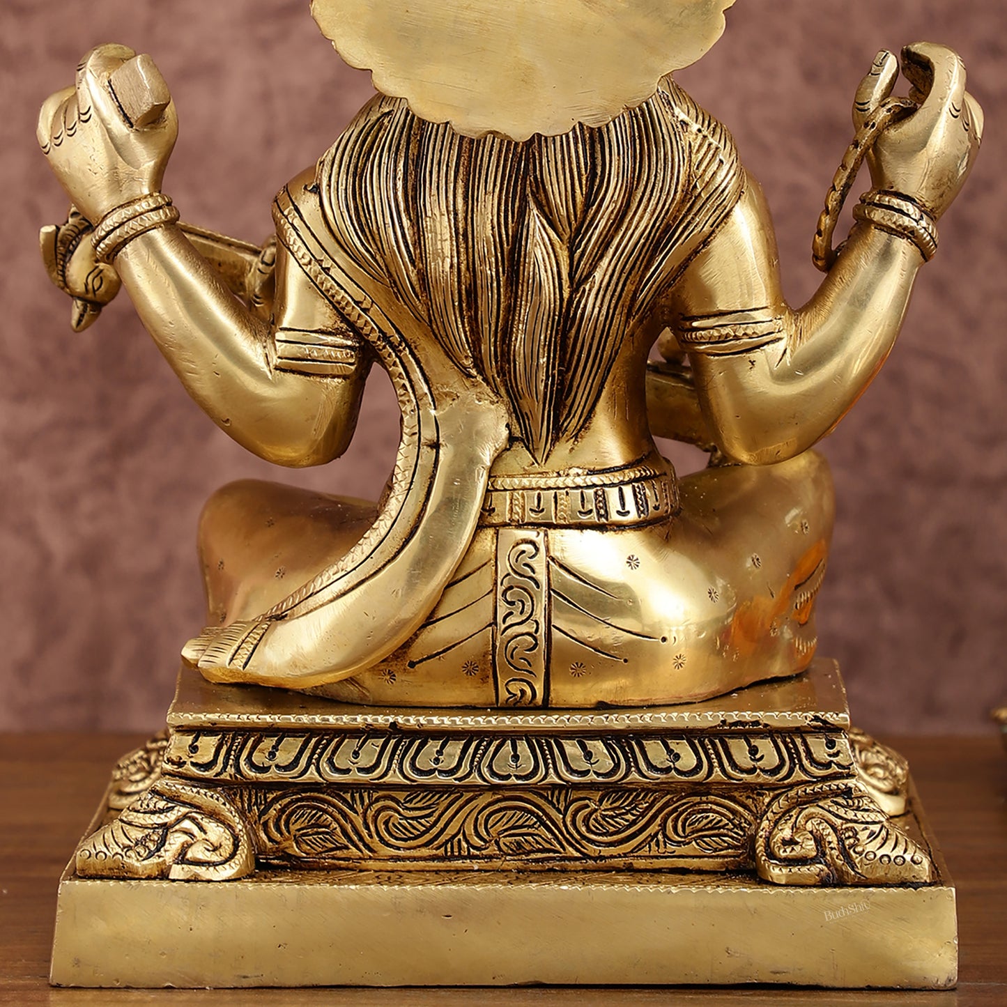 Pure Brass Goddess Saraswati Statue 12 Inches | Symbol of Wisdom and Art