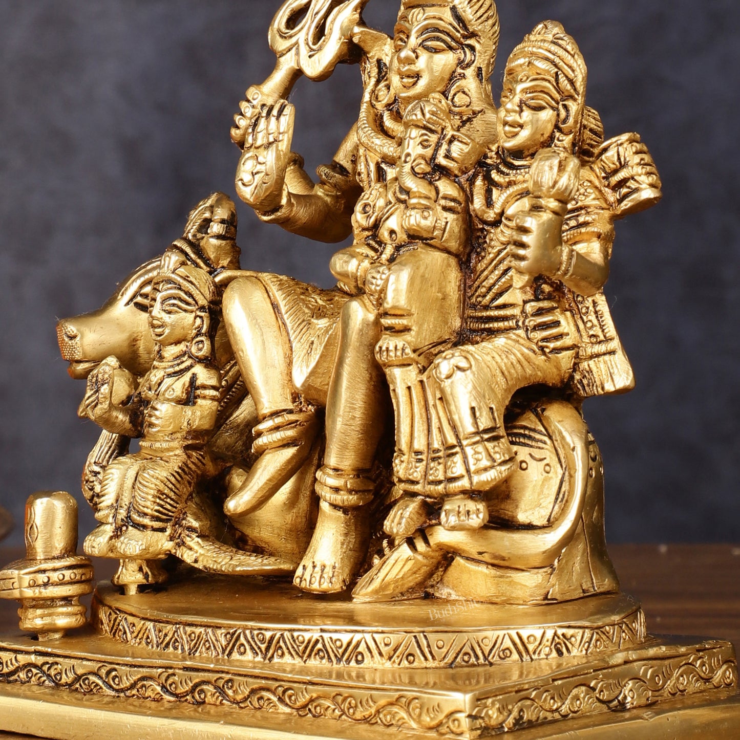 Shiva Parivar Statue - | 6" Height