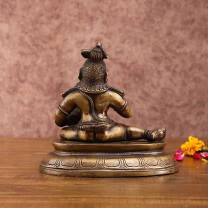 Vintage Pure Brass Makhan Chor Idol – Unique Handcrafted Statue