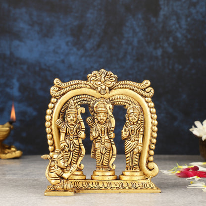 Brass small ram darbar idol 4.5 inch