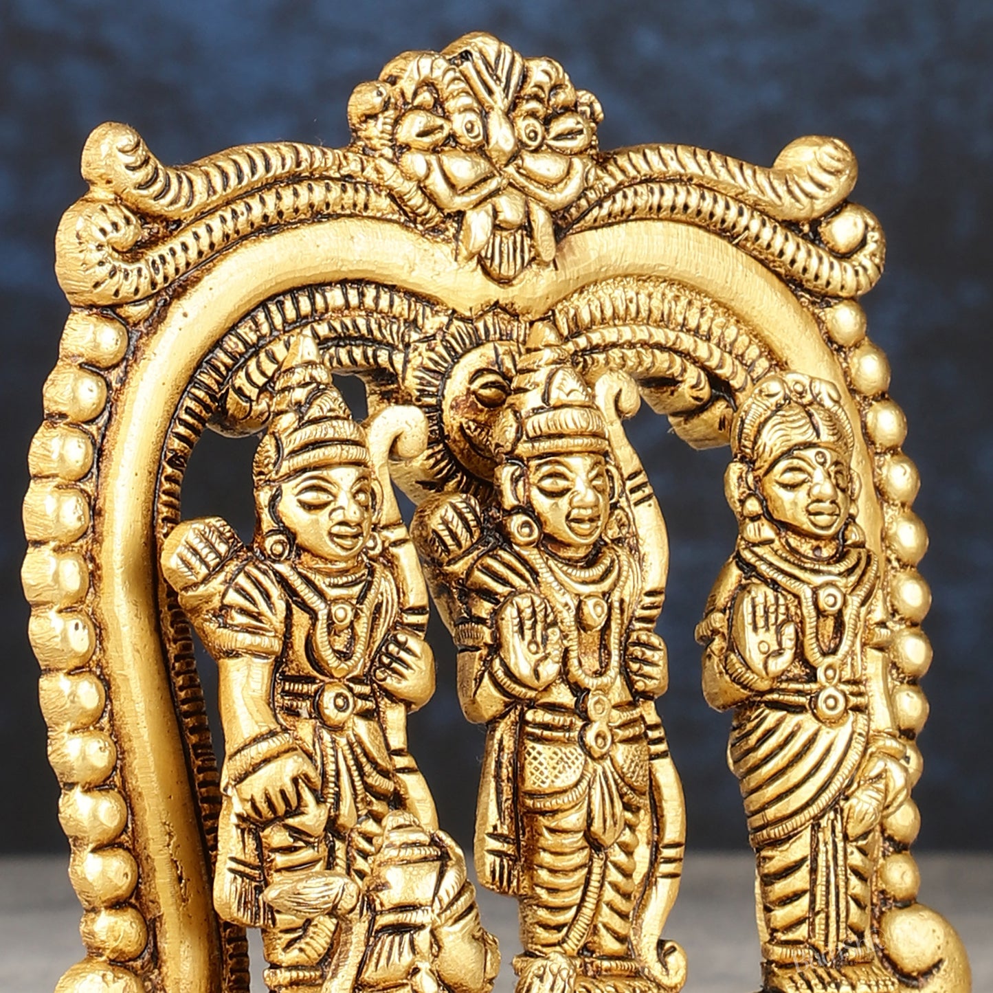 Brass small ram darbar idol 4.5 inch