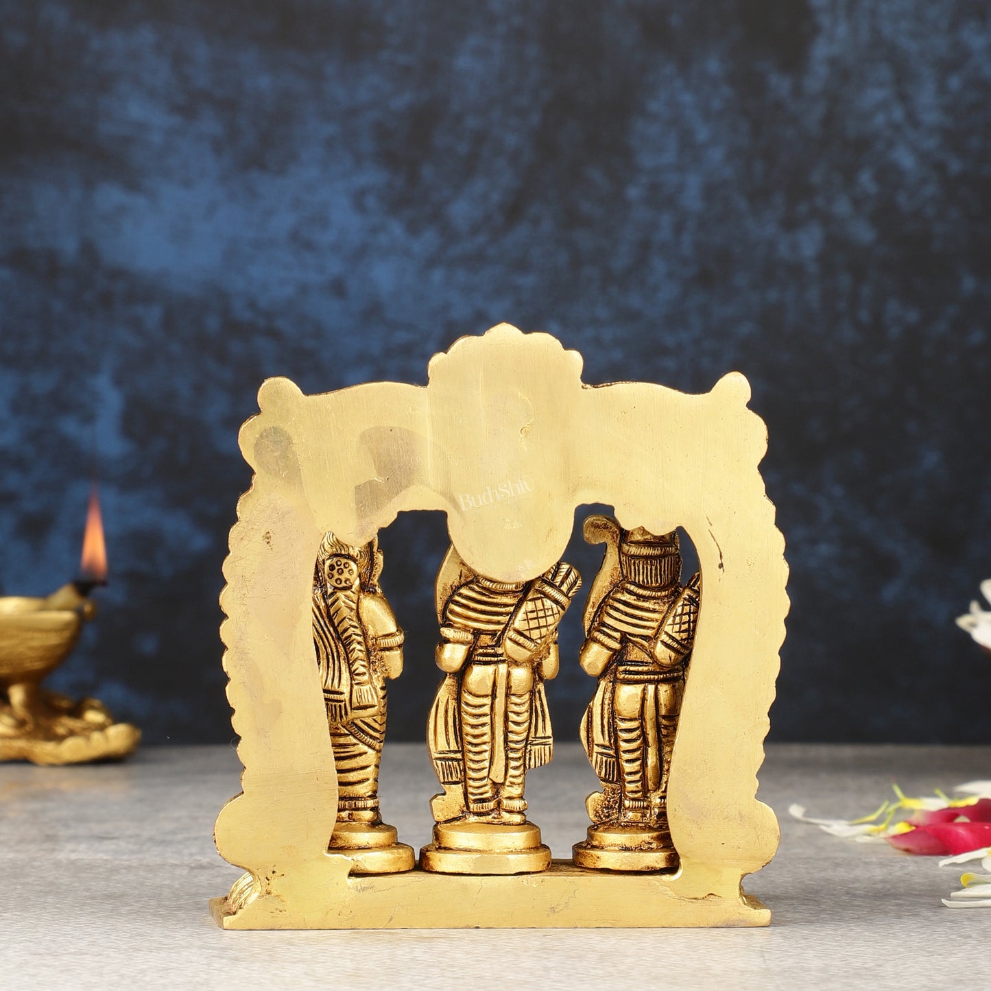 Brass small ram darbar idol 4.5 inch