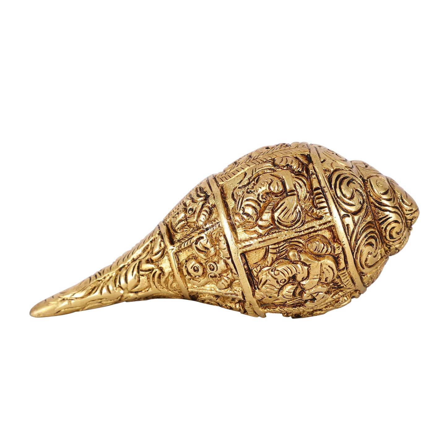 Brass Lord ganesha Shankh conch