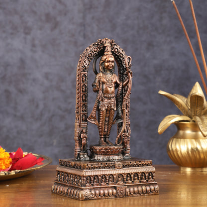 Pure Copper Ram Lalla Idol 7 inch