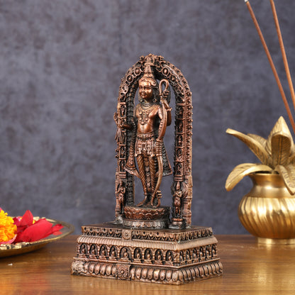 Pure Copper Ram Lalla Idol 7 inch