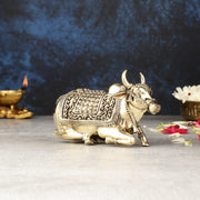 Brass Superfine Nandi Idol - 5.5"