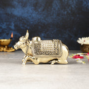 Brass Superfine Nandi Idol - 5.5"