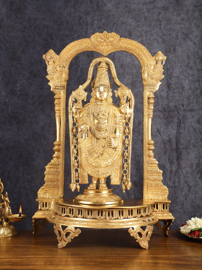 Tirupati Balaji Brass Idol 25 inches