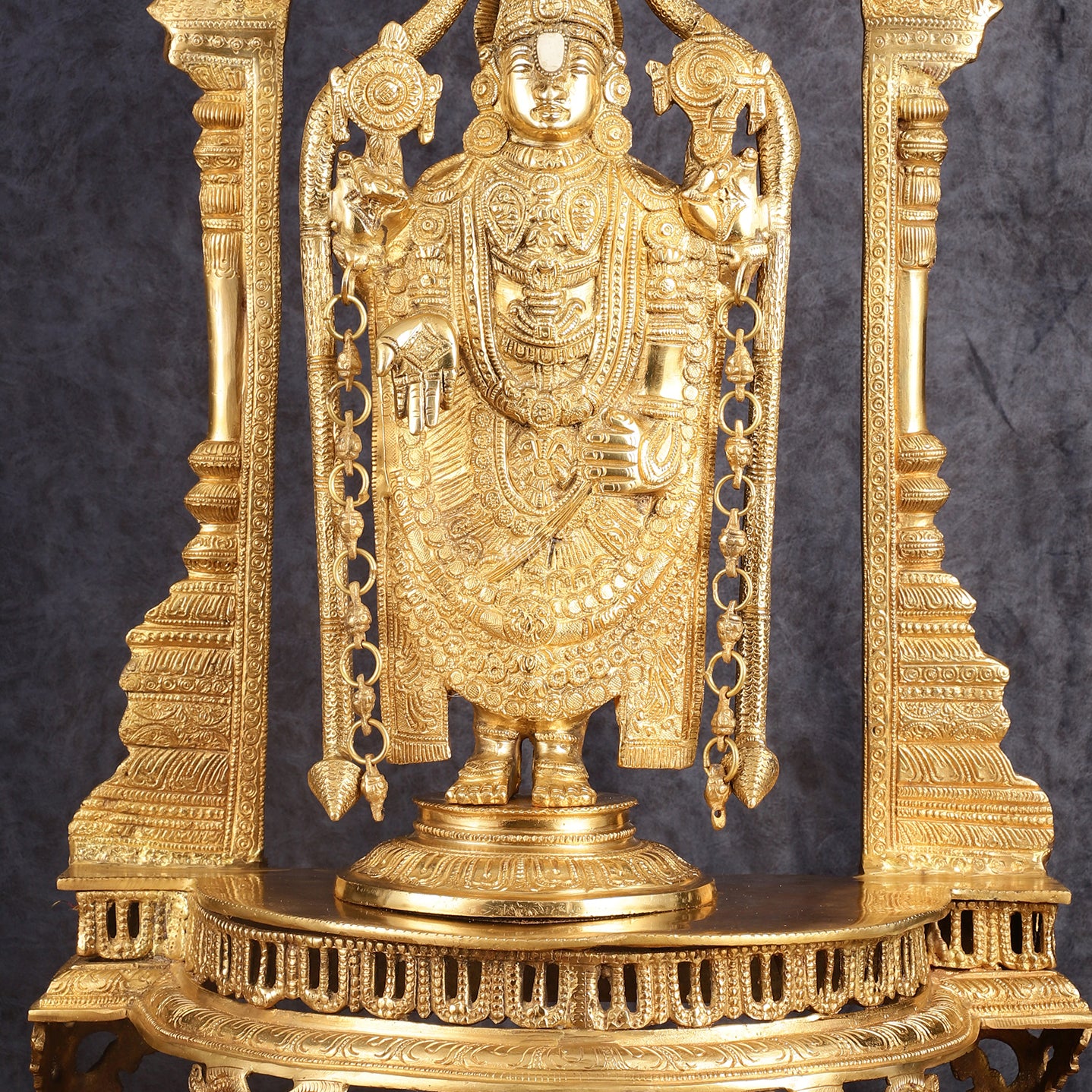 Tirupati Balaji Brass Idol 25 inches