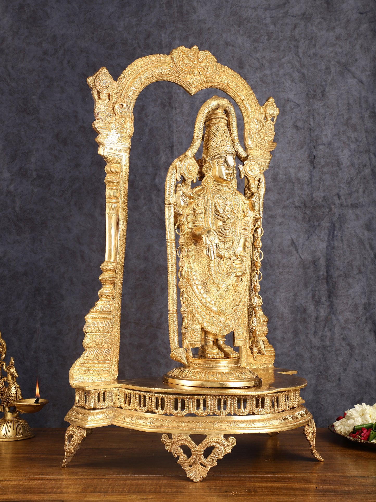 Tirupati Balaji Brass Idol 25 inches