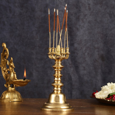 Buy Brass Unique Agarbatti Stand incense holder - 6.5 Inch