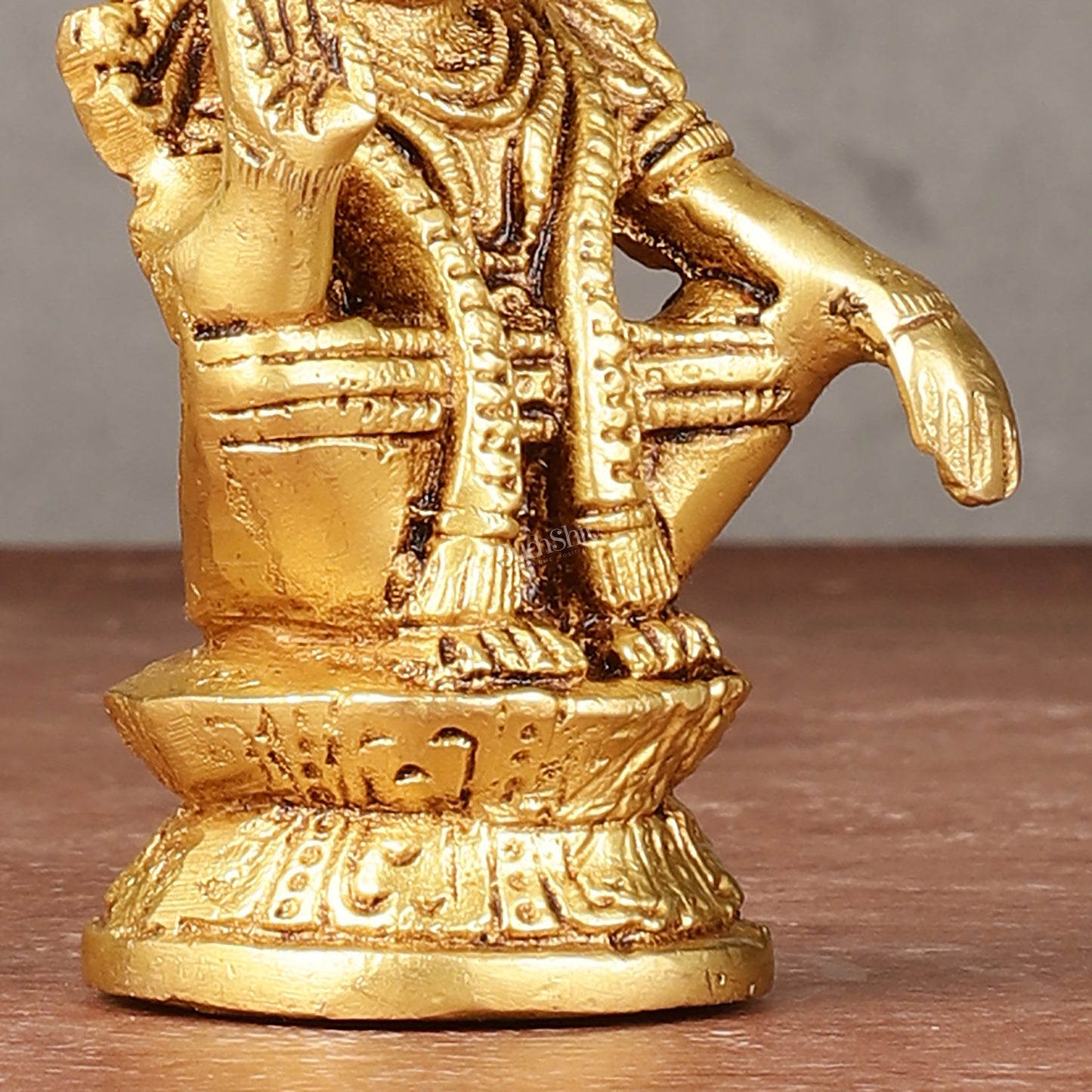 Pure brass small Ayyappa swamy idol 4 inch