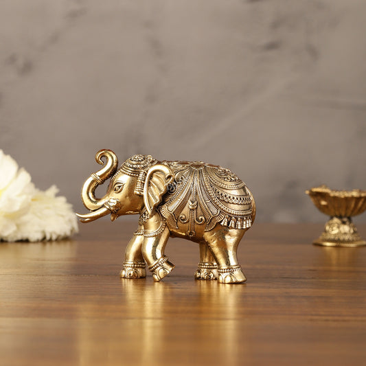 Buy Artistic Brass Elephant Statues