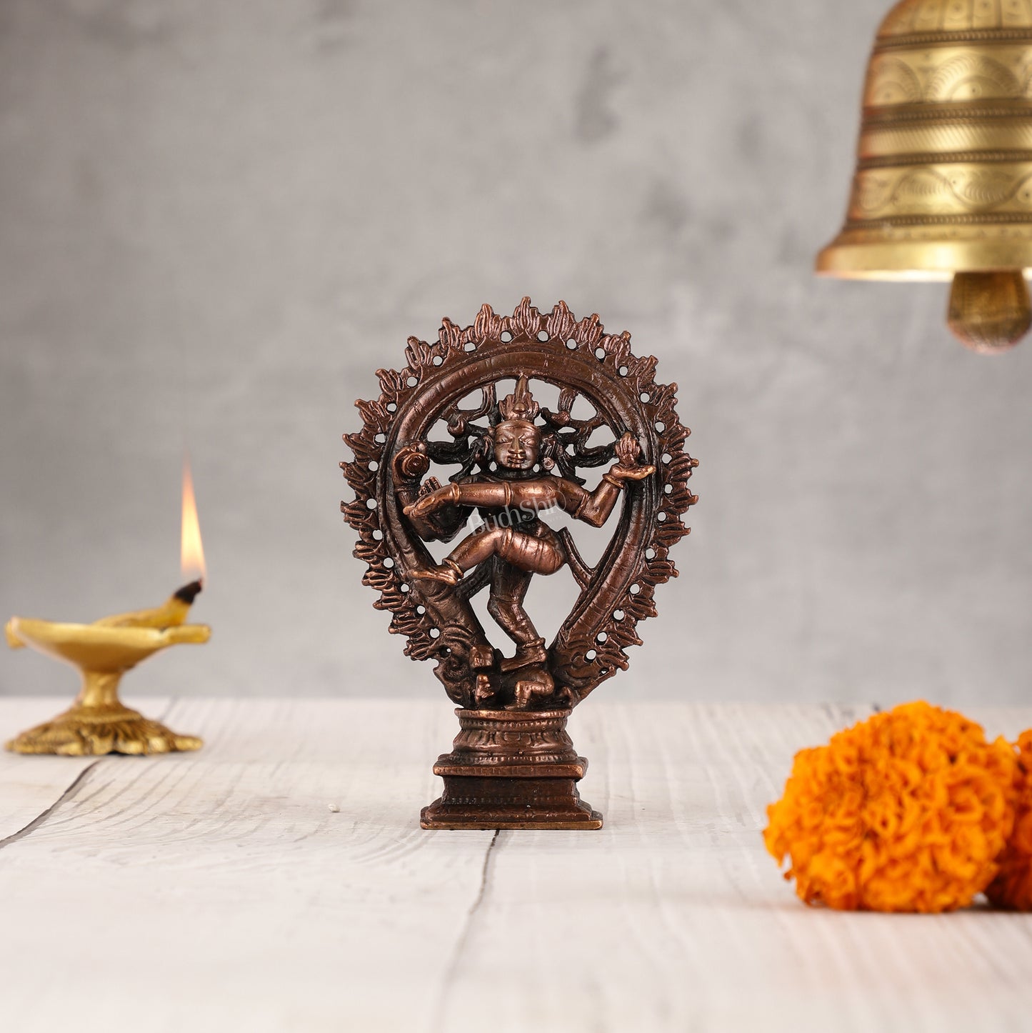 Pure Copper Nataraja idol Vigaraha - 4.5"