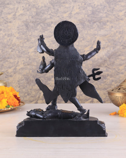 Brass Kali Ma Idol - 9.5 Inch