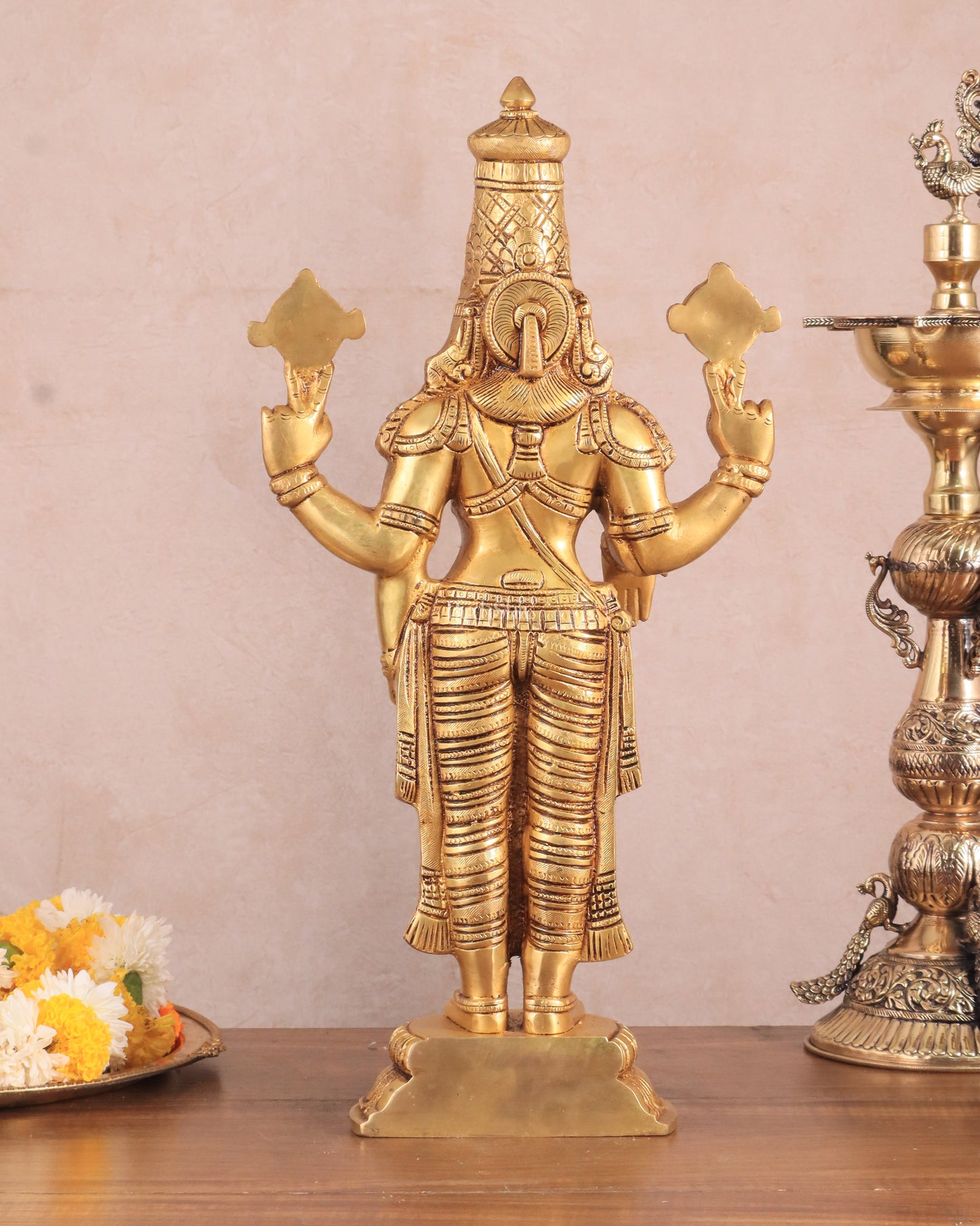 Brass Superfine Lord Tirupati Balaji Statue 18"