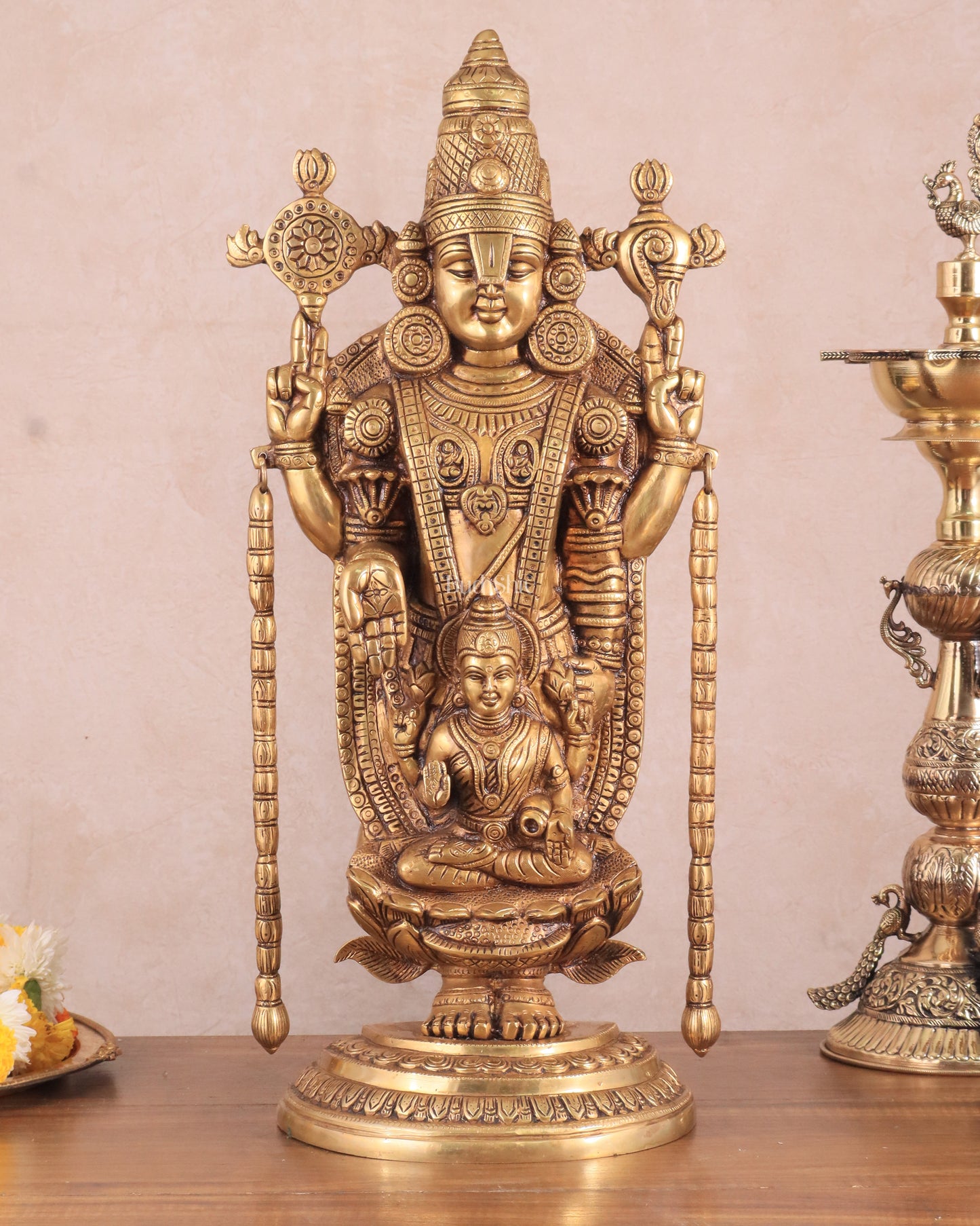 Superfine Brass Tirupati Balaji Idol | Height 20 inch