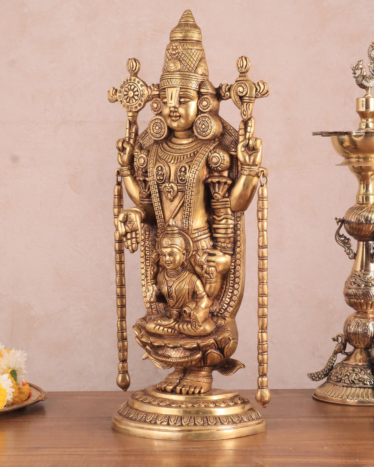 Superfine Brass Tirupati Balaji Idol | Height 20 inch