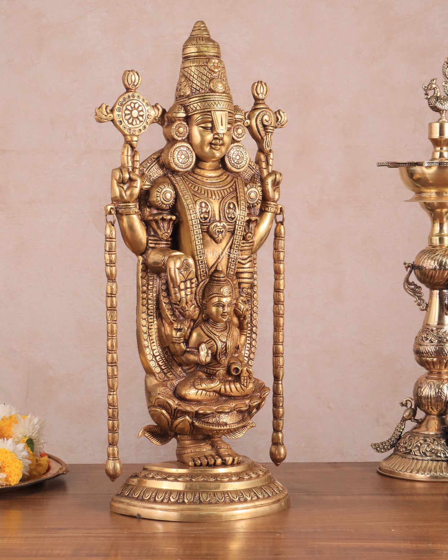 Superfine Brass Tirupati Balaji Idol | Height 20 inch