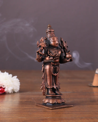 Pure Copper Dhanvantari Idol – 4"