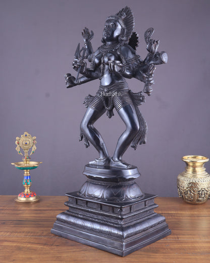 Brass Superfine Goddess Kali as Bhairavi statue 24"