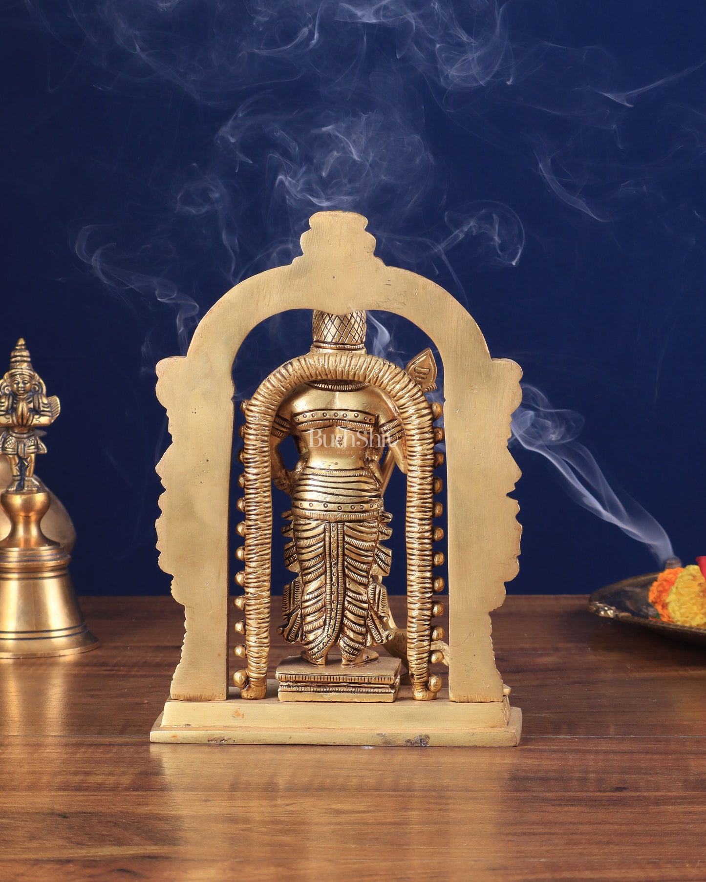 Pure Brass Lord Murugan Swamy statue 9"