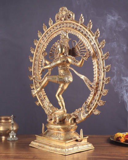 Brass Superfine Lord Nataraja Finely Crafted Statue 24.5"