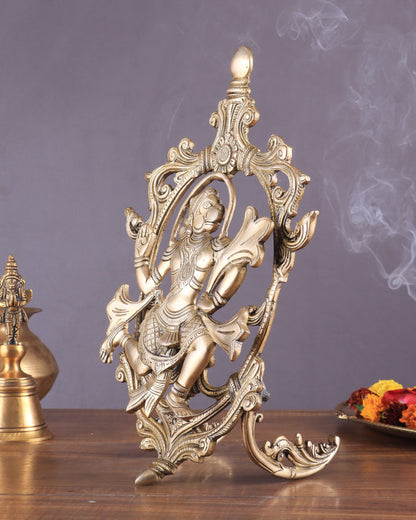 Pure Brass Lord Hanuman Table Accent 12"