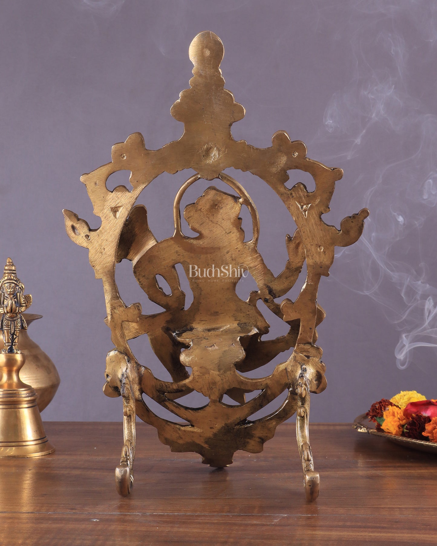 Pure Brass Lord Hanuman Table Accent 12"