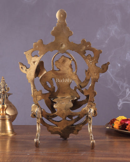 Pure Brass Lord Hanuman Table Accent 12"