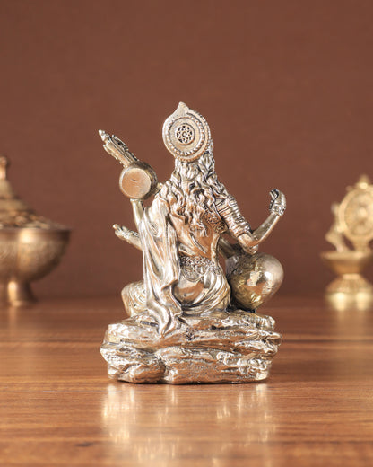 Brass Superfine Goddess Saraswati Idol – Symbol of Wisdom & Knowledge