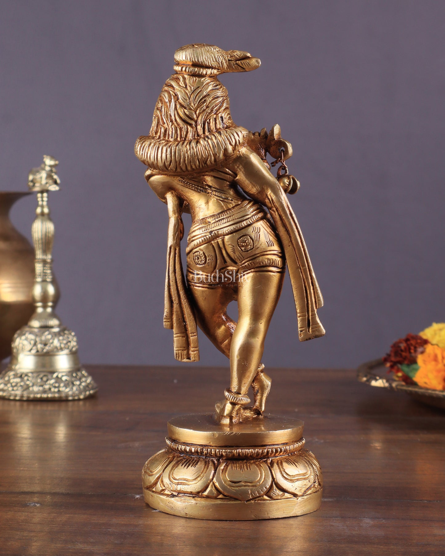 Unique Brass Superfine Lord Krishna Statue 6.5"