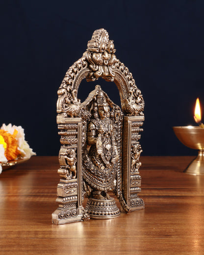 Superfine Brass Tirupati Balaji Statue - 6"