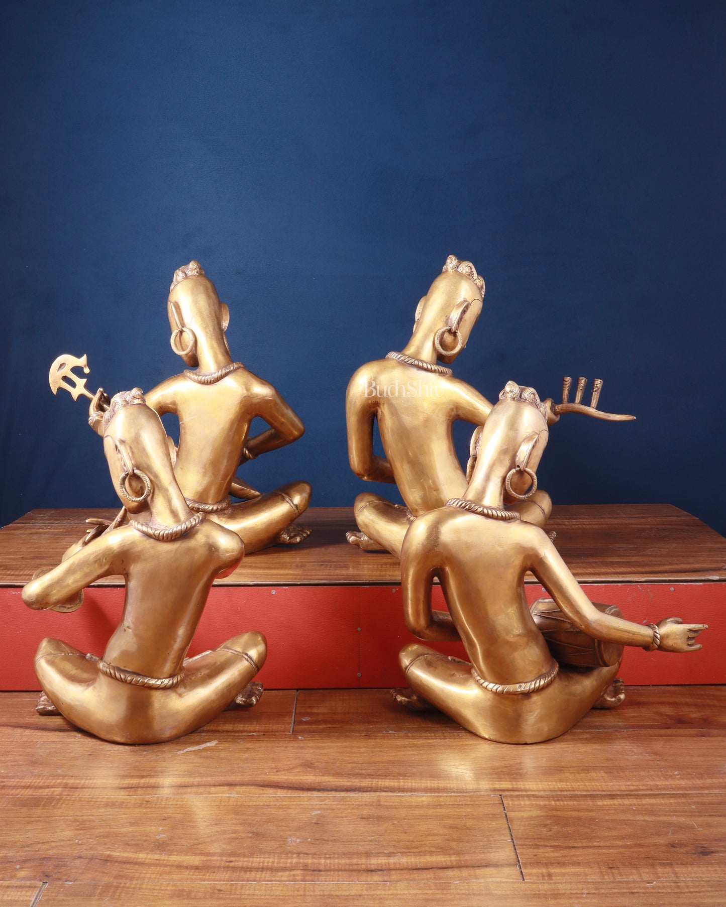 Brass Set of 4 Tansen Musicians – 18 Inch