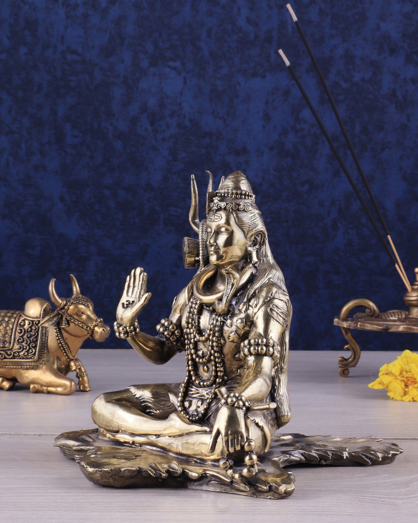 Brass Superfine Lord Shiva Statue 6.5"