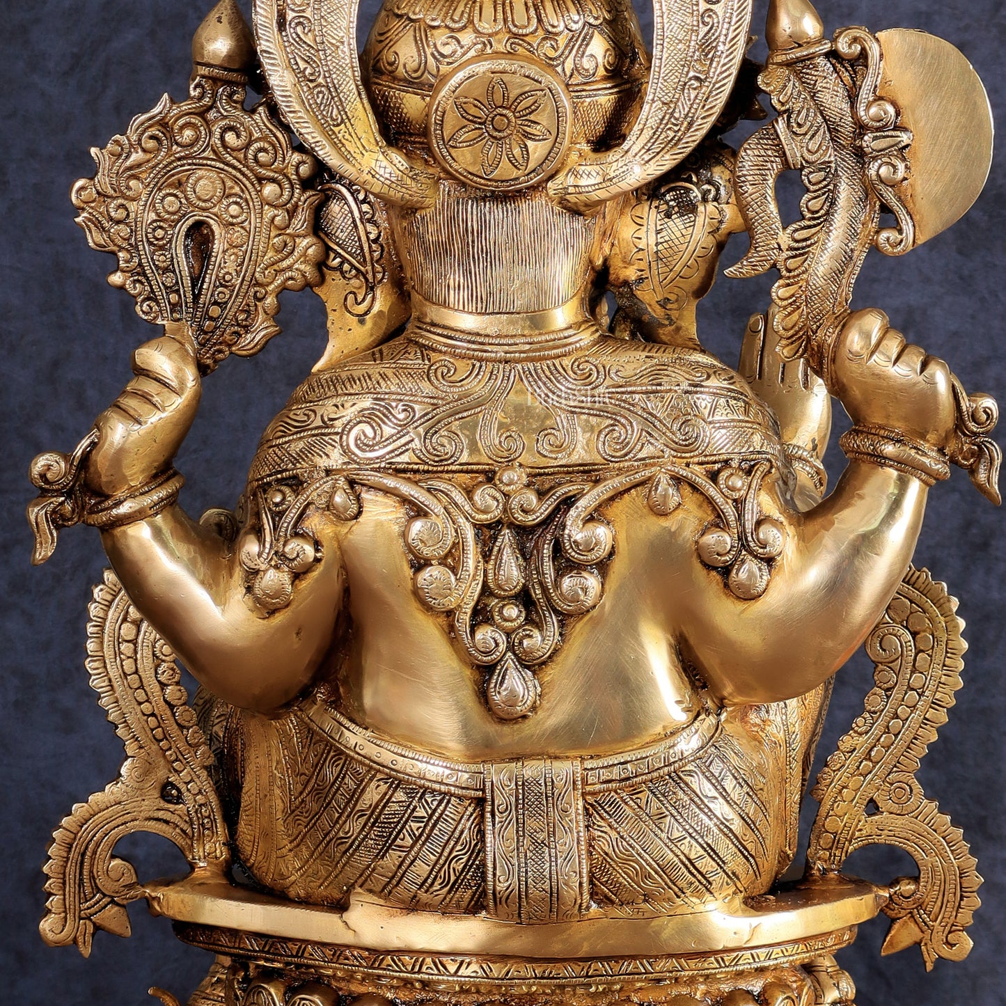 Brass Lord Ganesha large Sculpture - 23"