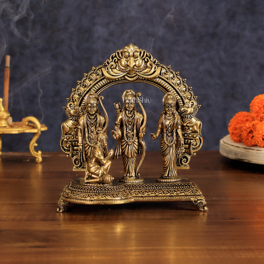 Pure Brass Ram Darbar Intricate Lightweight Idol - 6"