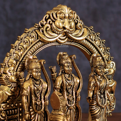 Pure Brass Ram Darbar Intricate Lightweight Idol - 6"