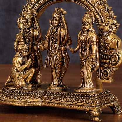 Pure Brass Ram Darbar Intricate Lightweight Idol - 6"