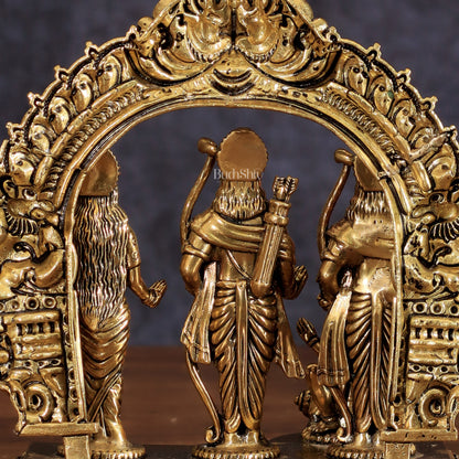 Pure Brass Ram Darbar Intricate Lightweight Idol - 6"