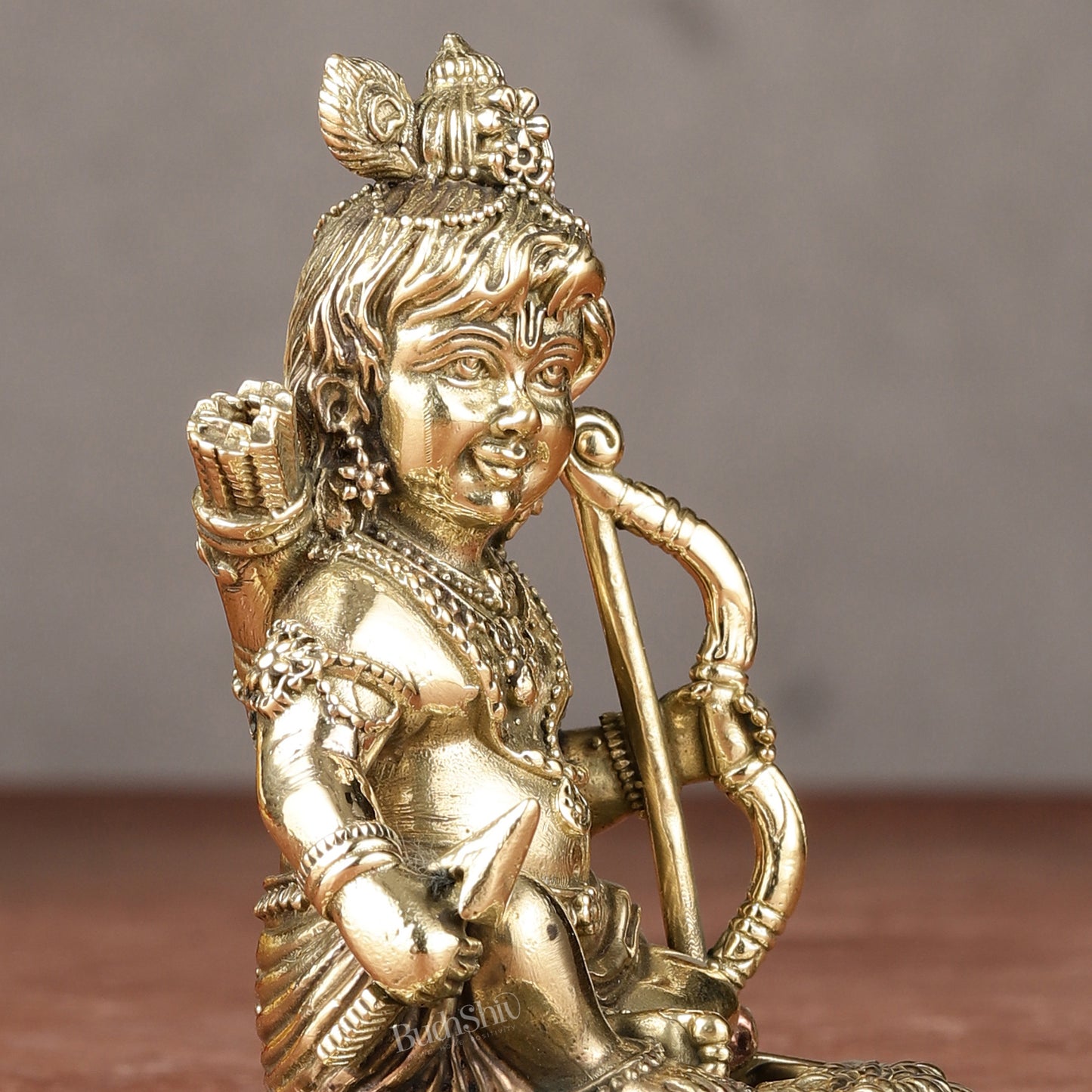 Brass Superfine Ram Lalla Idol | 3.5"