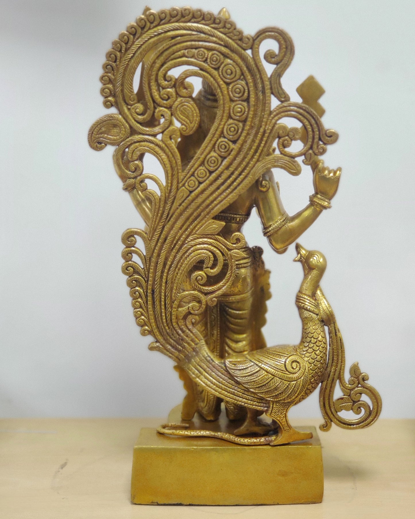 Lord Murugan Statue - Handcrafted in Superfine Brass - 20 inch