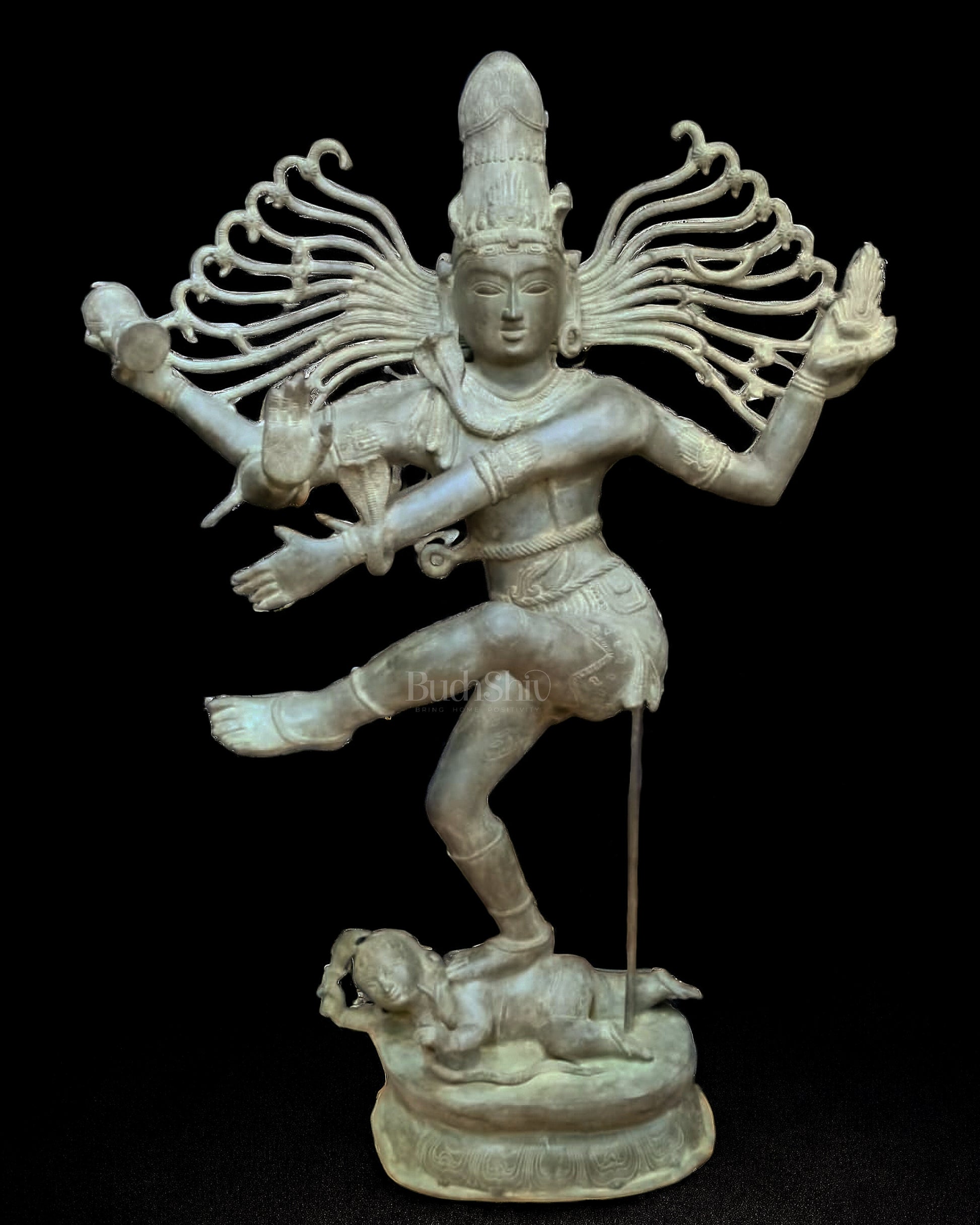 Brass large dancing shiva 5 feet statue 