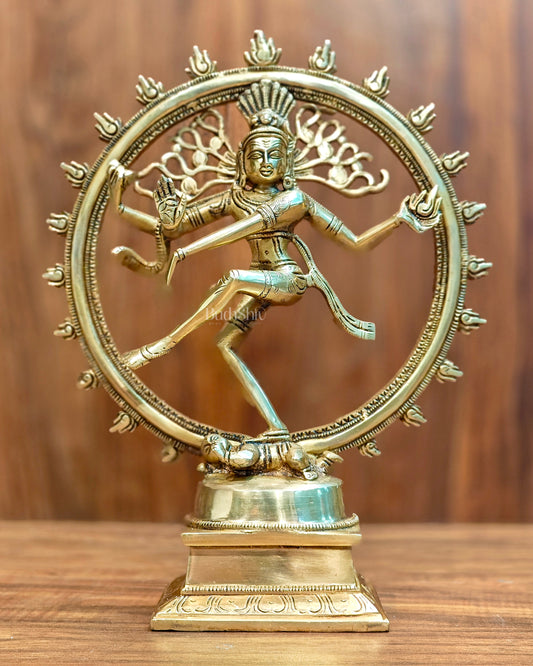 Brass Superfine Nataraja Statue - 12"