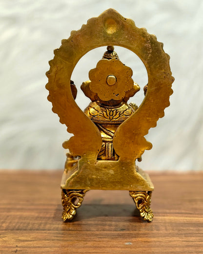 Brass SuperFine Ganesha idol 9.5"