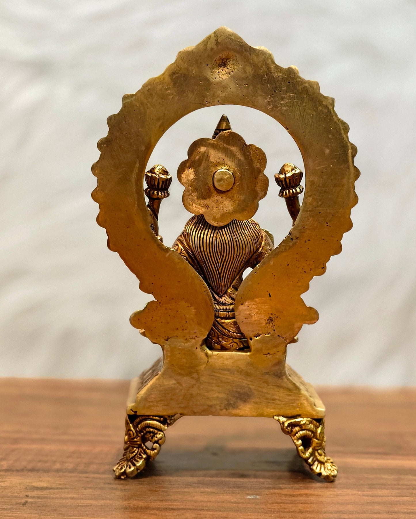 Brass SuperFine Lakshmi idol 9.5"