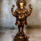 Large Brass Lord Ganesha Sculpture - 51 Inch