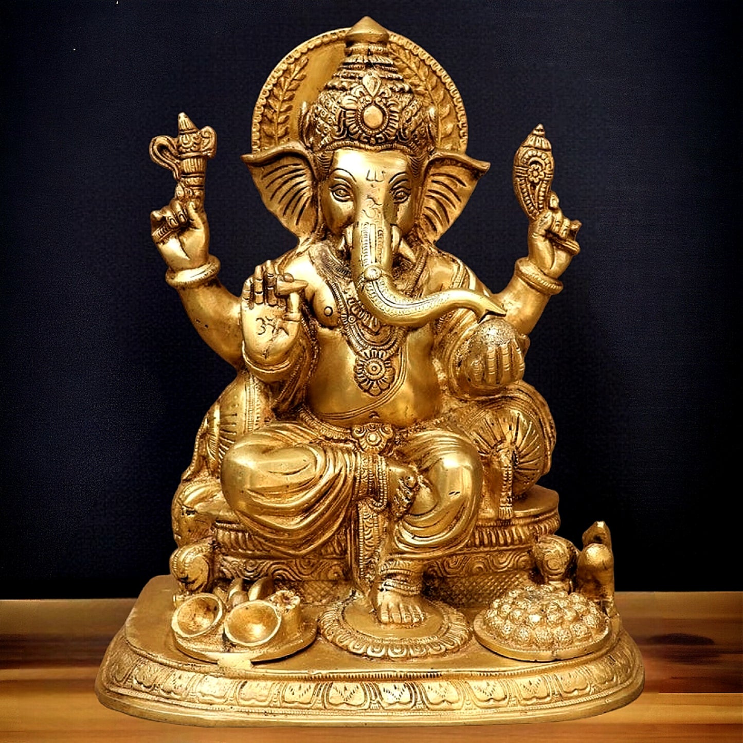 Ganesha Brass statue 13 inch