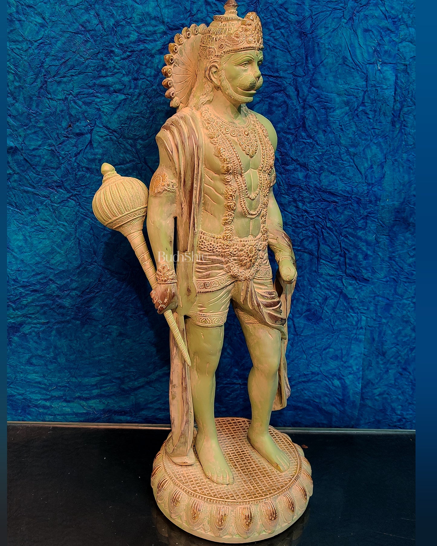 Brass Lord Hanuman Statue Stone finish 24" Height