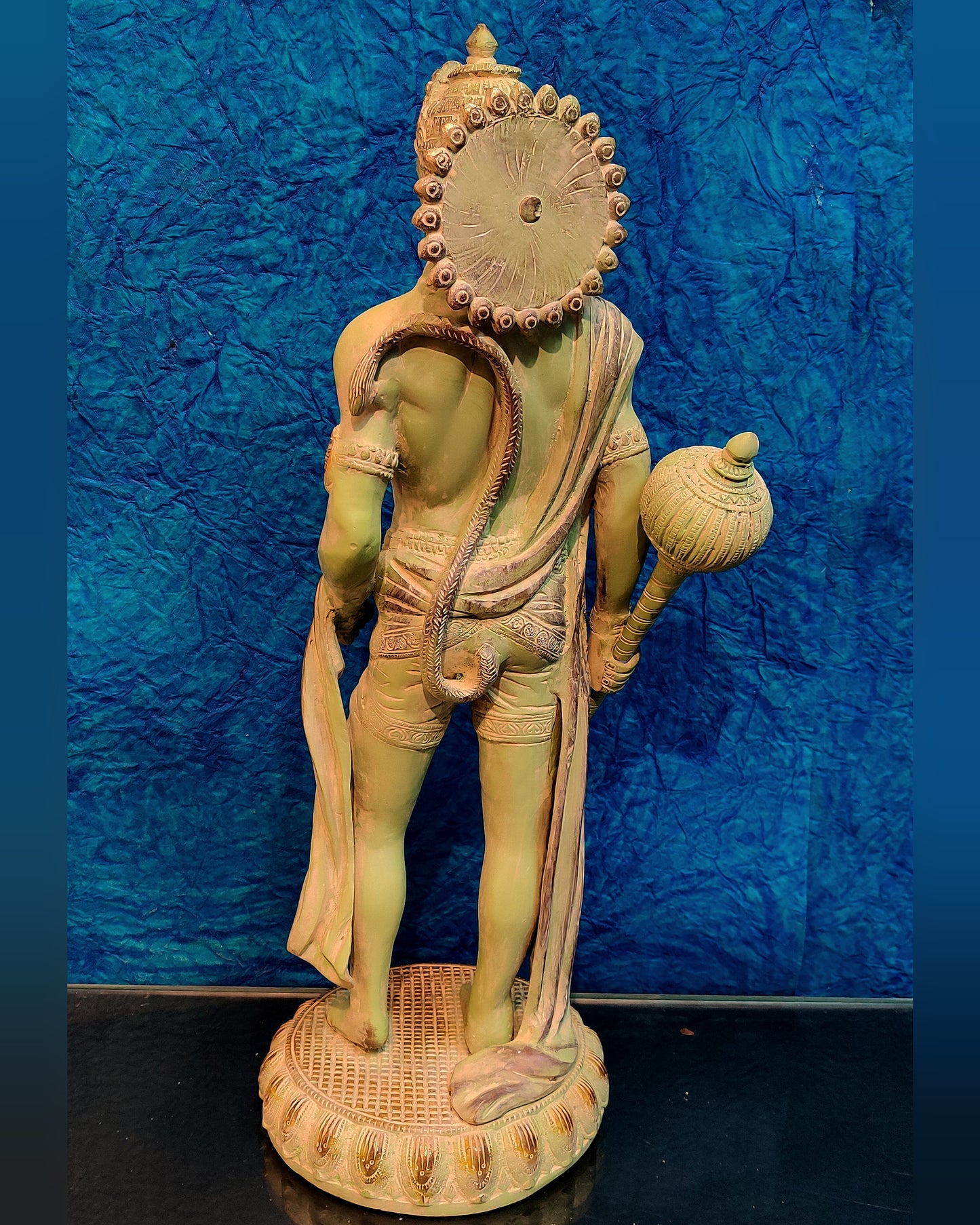 Brass Lord Hanuman Statue Stone finish 24" Height